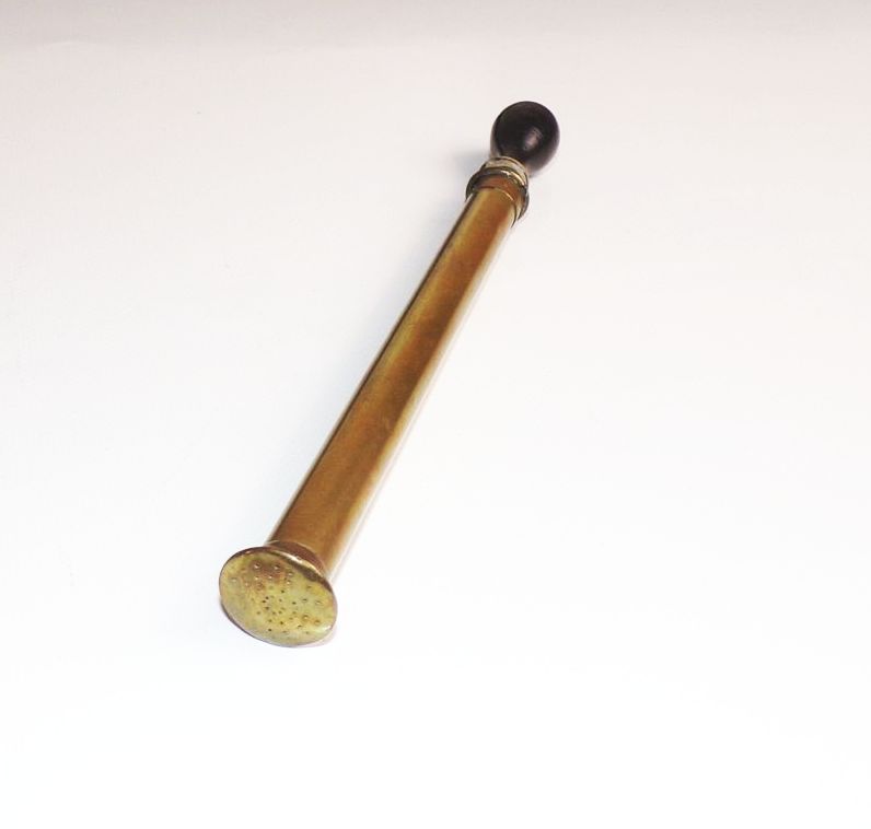 Alter Zerstäuber Messing Pumpe old vintage Spritze