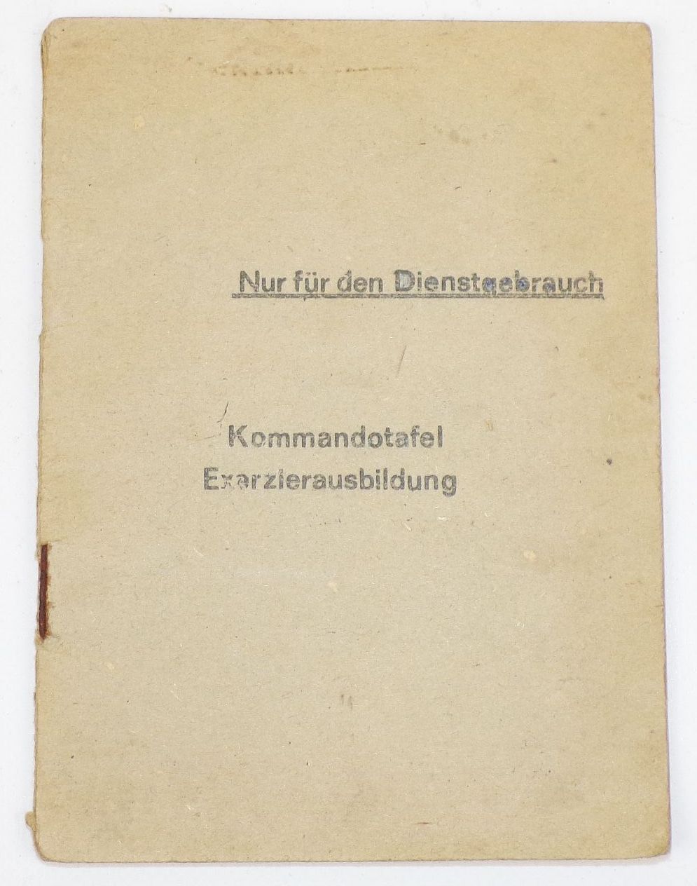 Zentralschule Kampfgruppe Ernst Thälmann Schmerwitz 1975 Kommandotafel