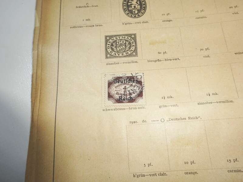 Schwaneberger Briefmarkenalbum Union Ausgabe 1924 Briefmarken