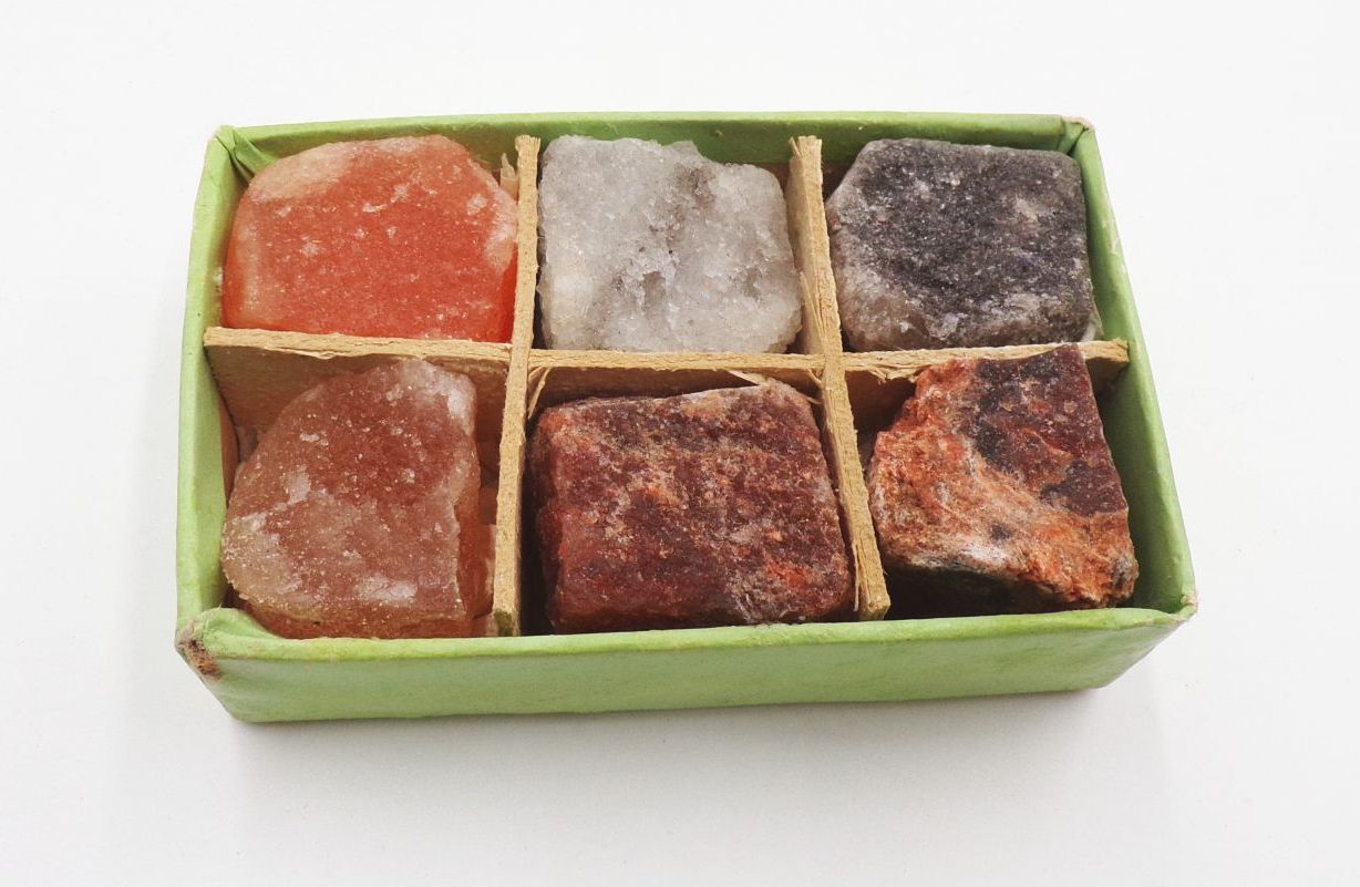 Salzbergwerk Berchtesgaden Mineralien Salz Reklame Sammler Deko