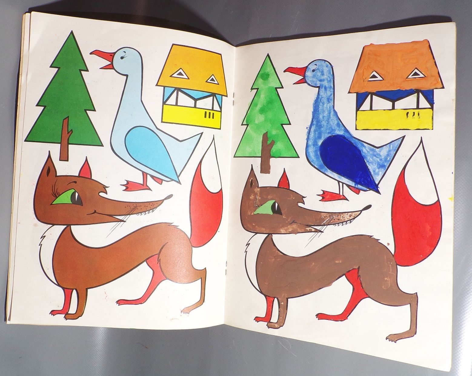 DDR Malbuch Malhefte Ausmalen Kinder Vintage