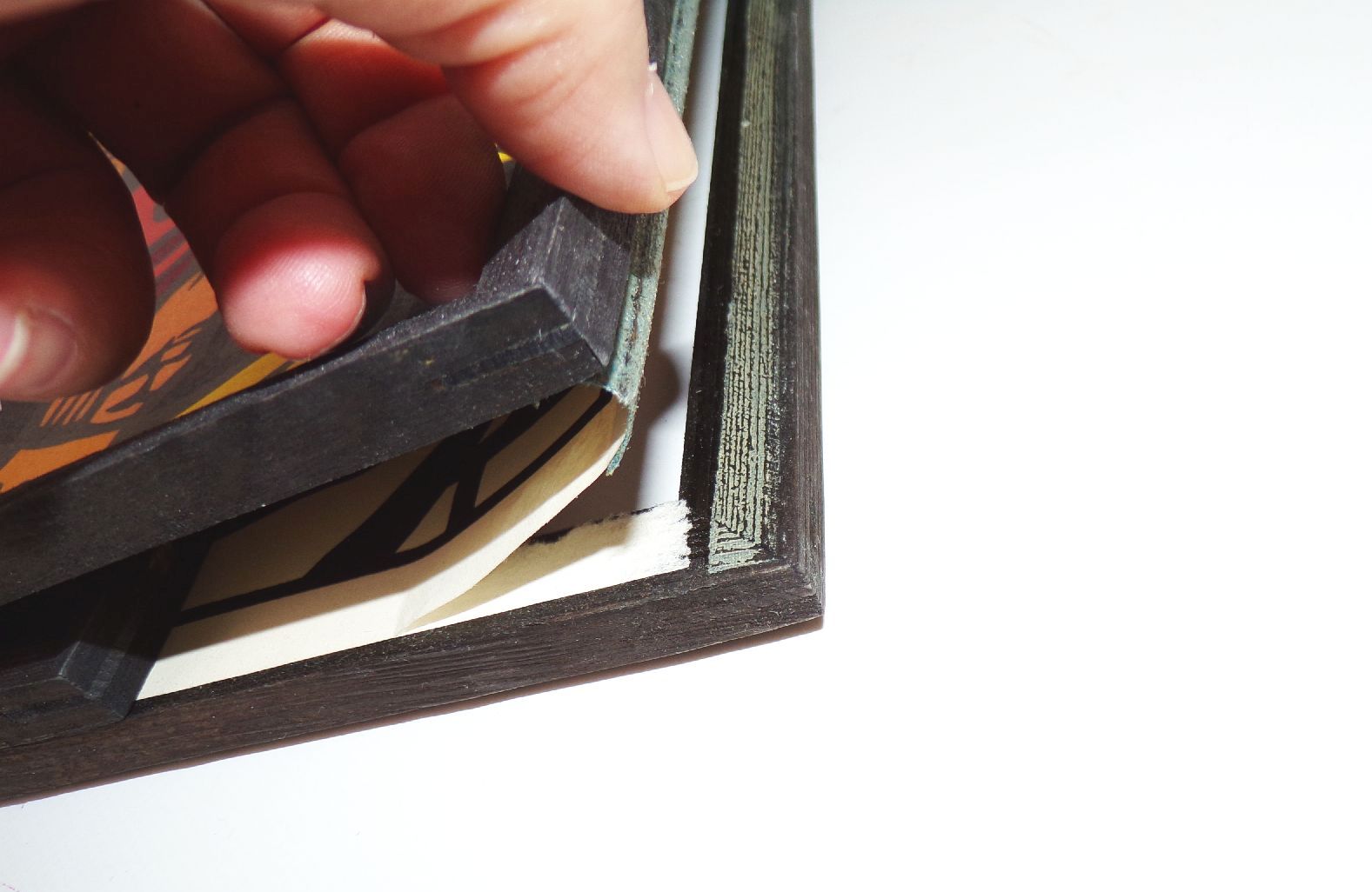 Altes Weihnachtstransparent Paula Jordan Für das Weihnachtsfest mit Originalkarton