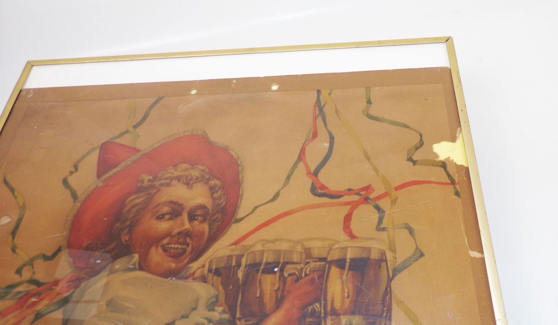 Altes Plakat Nordquell Brauerei Nordhausen Nordquell Bock Bier Reklame