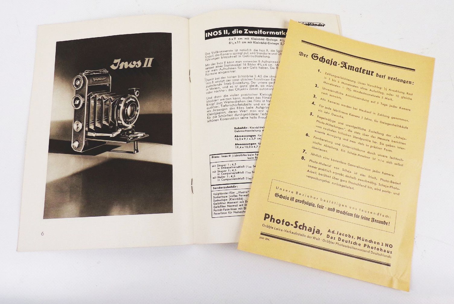 Die gute flache Voigtländer Kamera Fotoapparat 1930 er 