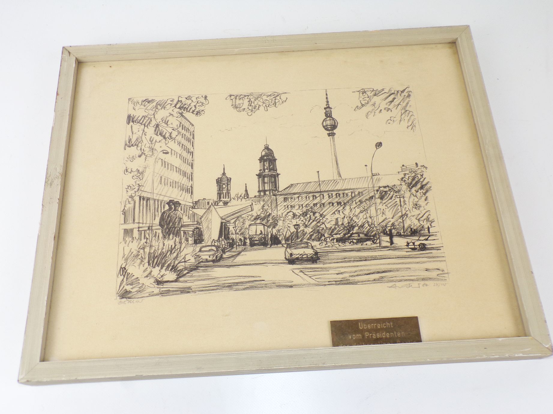 DDR Druck Berlin Fernsehturm Volkspolizei Präsident Stasi MdI Auszeichnung 