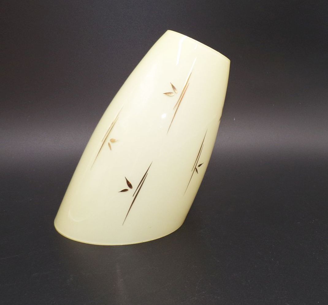 Alter Glas Lampenschirm Lampenglas für Tütenlampe 2 Stück Ersatzglas 