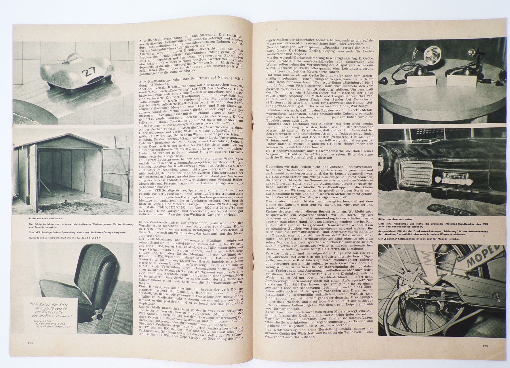 Zeitschrift Der deutsche Straßenverkehr Heft 4 April 1956 Citroen DS19
