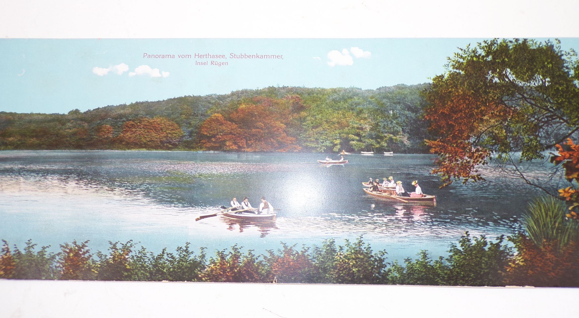 Panorama vom Herthaseee Stubbenkammer Insel Rügen um 1910