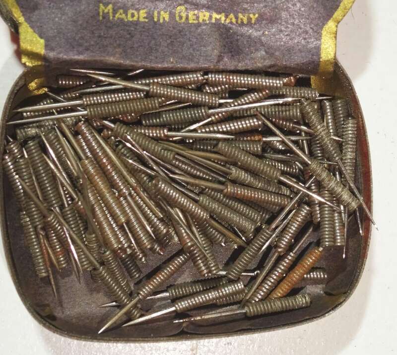 Alte Blechdose Feinste Marschall Nadeln Pianissimo Nadeldose