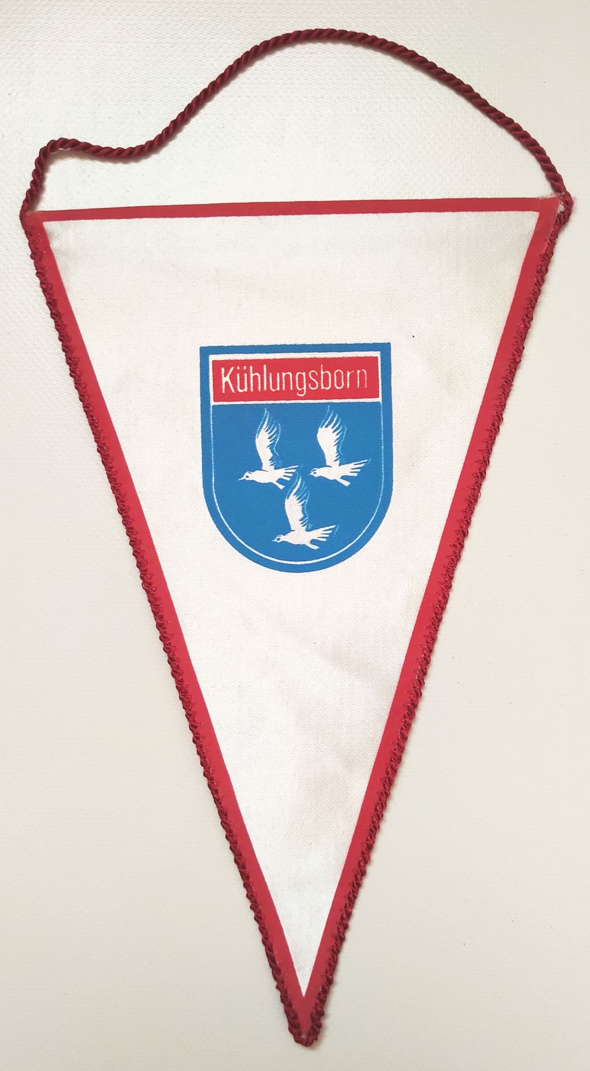 Alter Wimpel Kühlungsborn Wappen Souvenir Alter Wimpel Kühlungsborn Wappen Souvenir