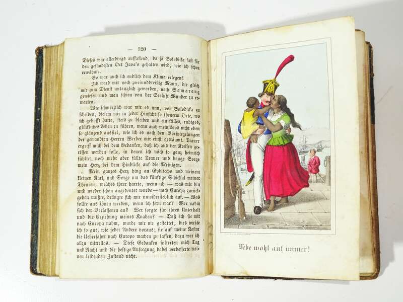 Karl Gottlieb Seibt Schuhmacher Zittau Reisen und Kriegstaten Lithos 1850er Ostindien