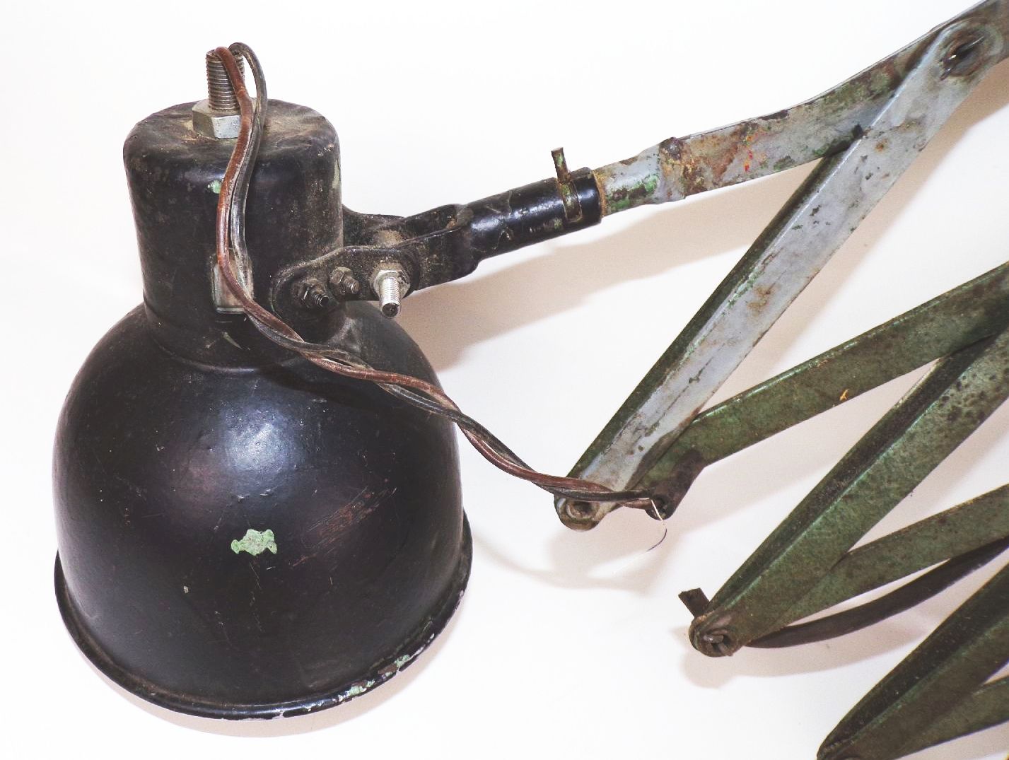 Alte Scherenlampe Werkstattlampe Industrie Design Alte Scherenlampe Werkstattlampe Industrie Design