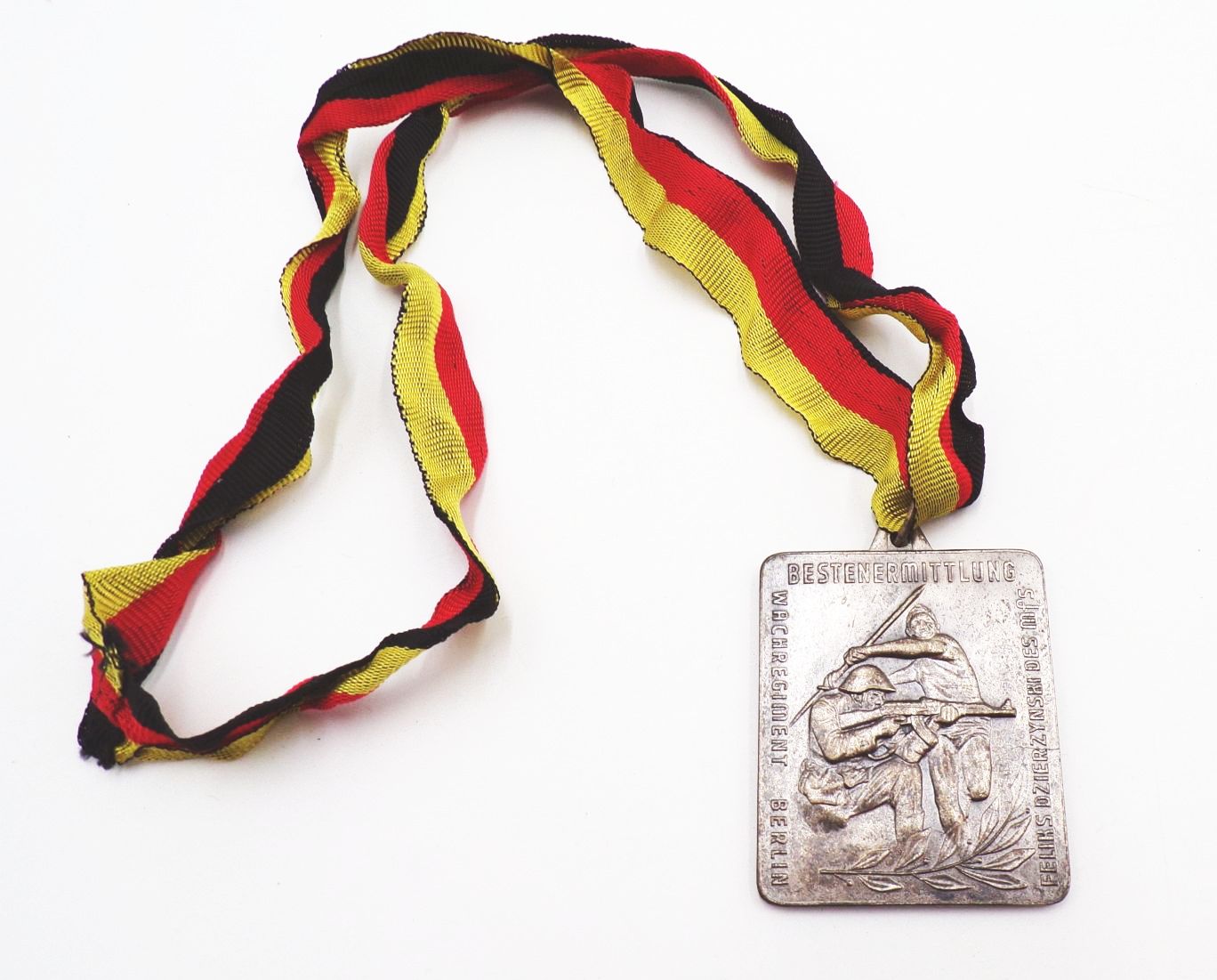 Medaille DDR Bestenermittlung Wachregiment Felix Dzierzynski Berlin Silber Stufe SG