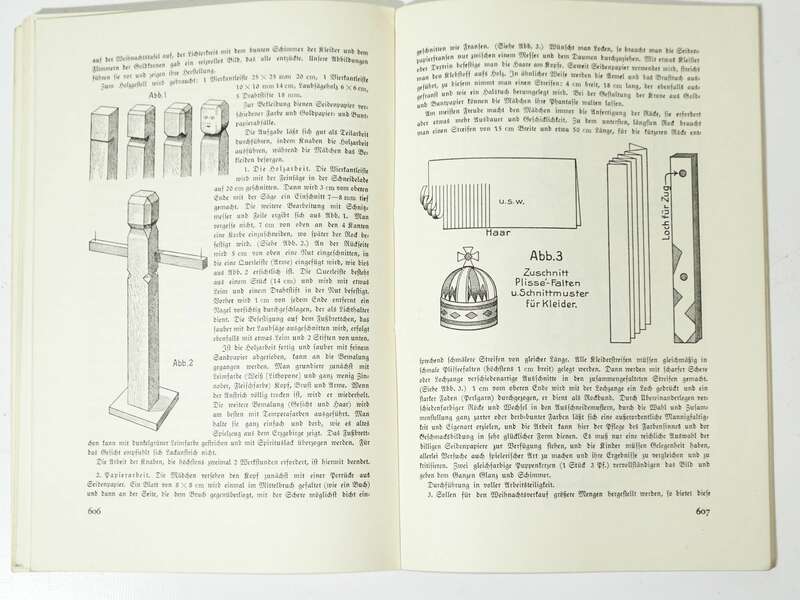 Weihnachtsheft der Arbeitsschule 1928 Weihnachten werktätige Erziehung