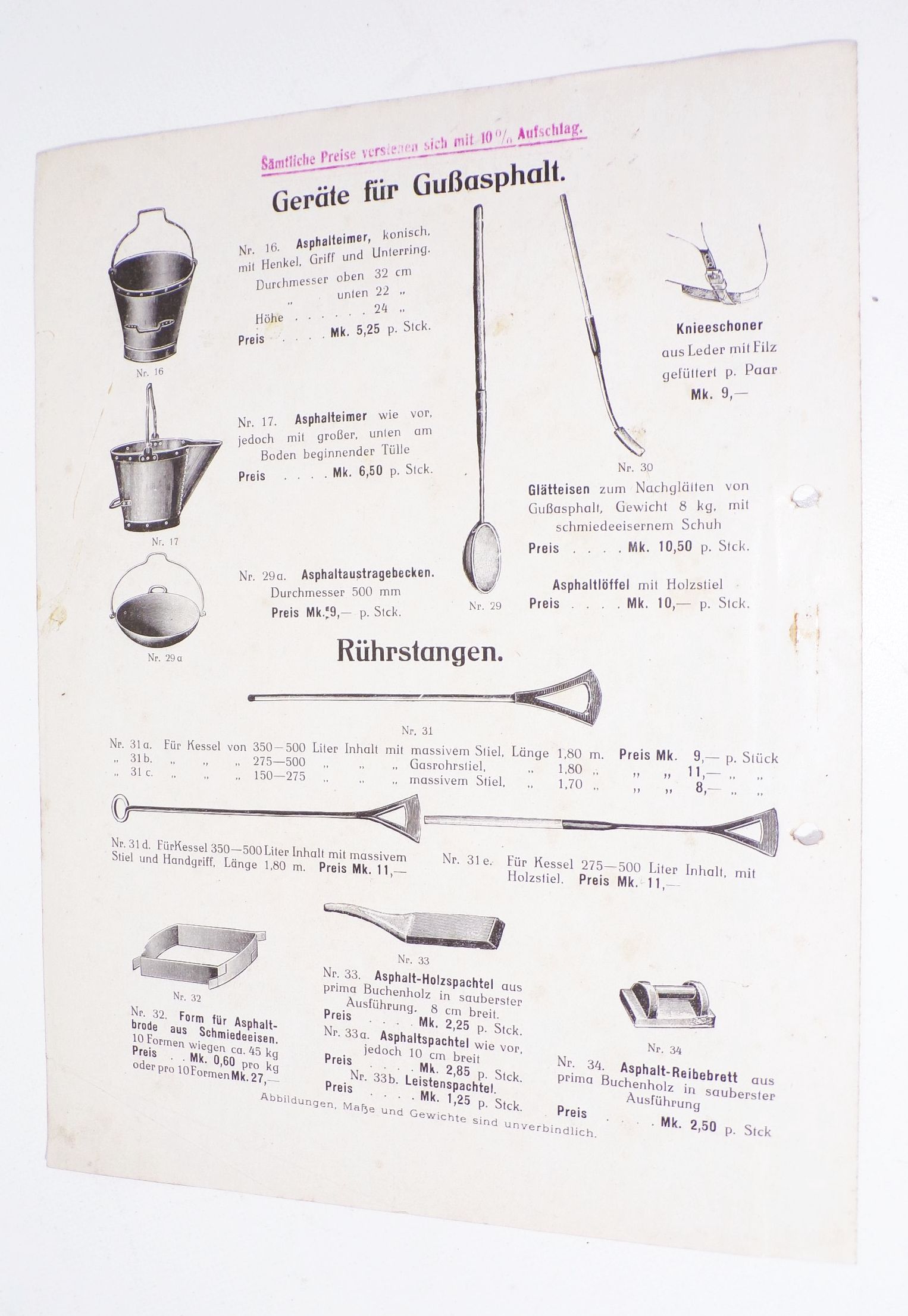 Alte Prospekte Teeröfen und Kessel Günther Neusalza Spremberg um 1910 