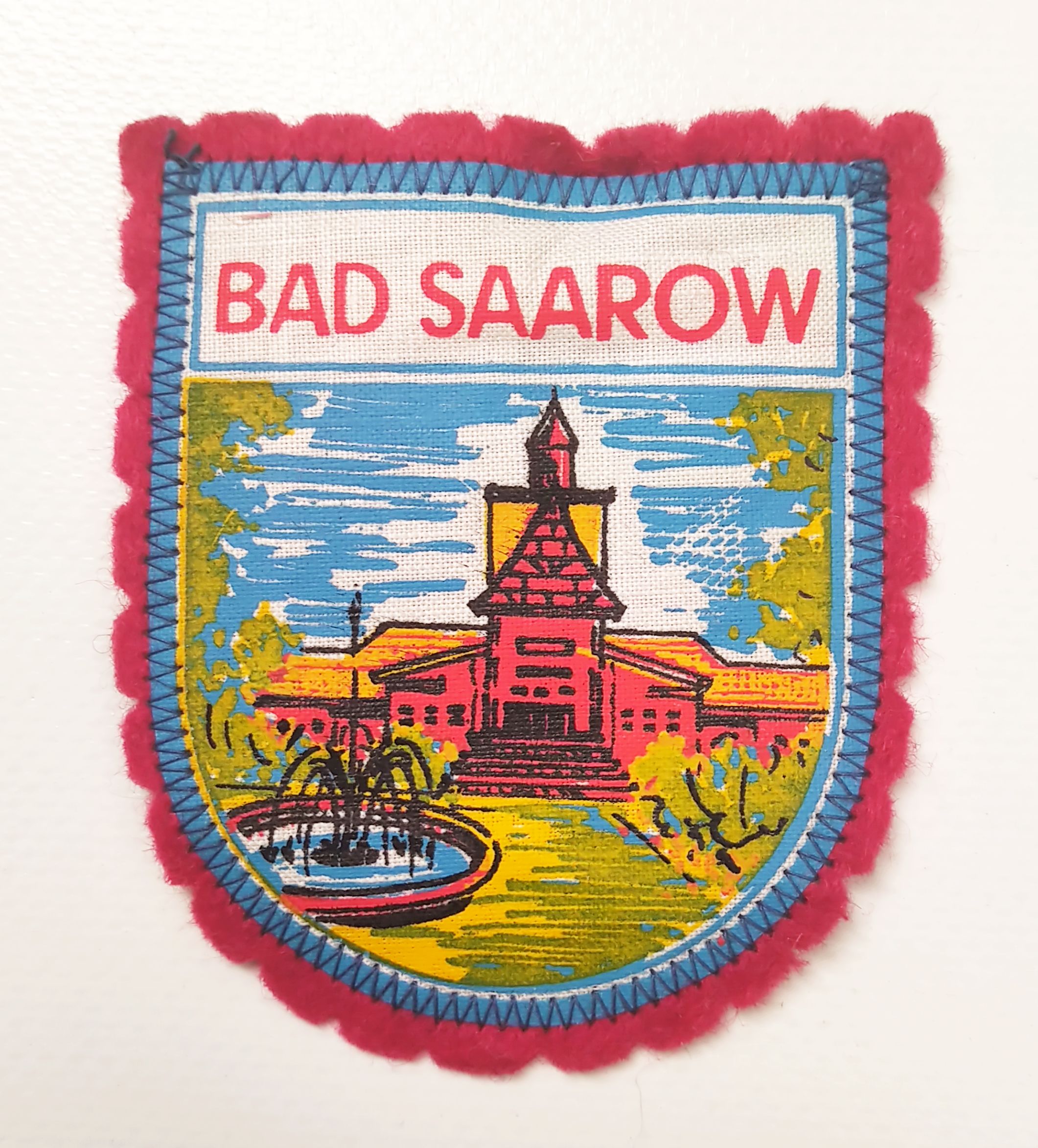 DDR Aufnäher Bad Saarow patch Brandenburg DDR Aufnäher Bad Saarow patch Brandenburg