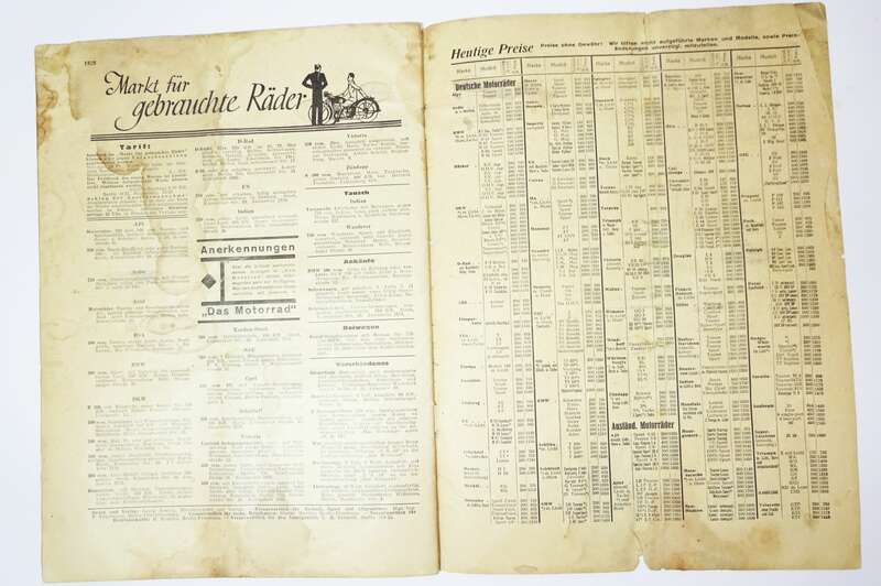 Das Motorrad Heft 46 / 1931 Imperia Zwerg, Fallstromvergaser, BMW Typ R4 !