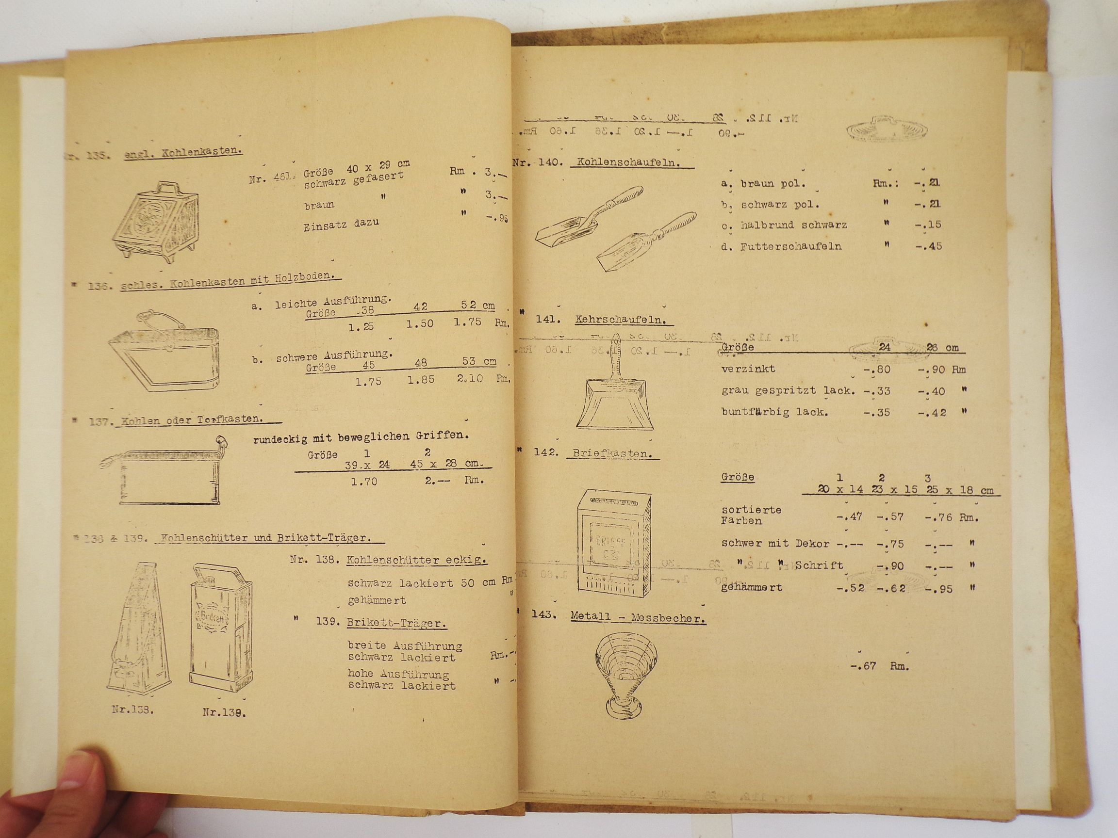 Mappe Reklame Ernst Müller Zittau Wringmaschinenfabrik Miele Prospekte