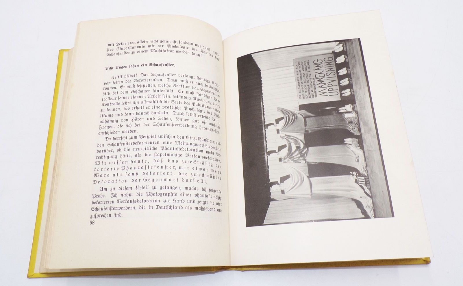 Werbe Ideen machen das Schaufenster Hinter den Kulissen 1934 Werbe Ideen machen das Schaufenster Hinter den Kulissen 1934