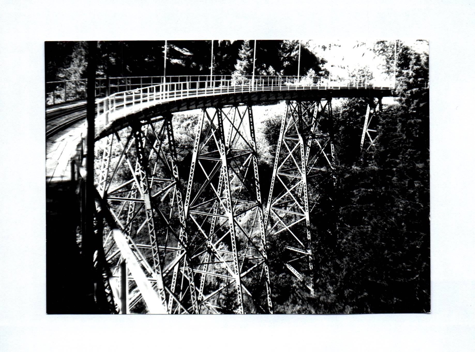 Foto Stubaitalbahn Gitterbrücke August 1966