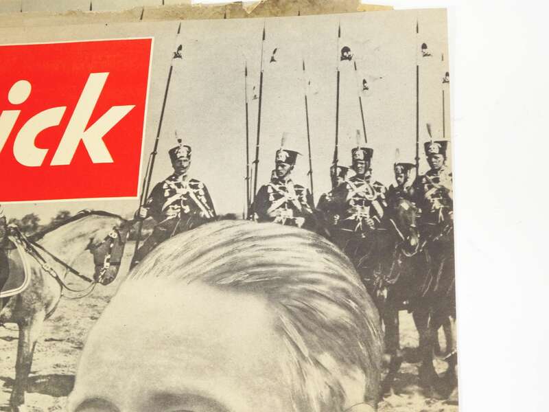 Quick Plakat Kronprinz Wilhelm von Preußen 7 Poster Totenkopfhusar 1960er 