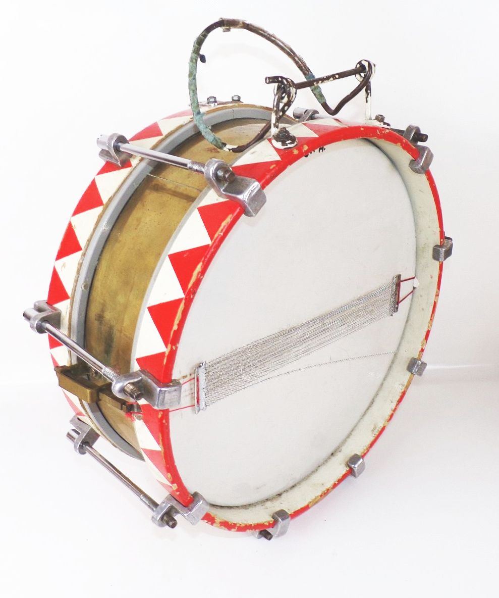 Alte Marschtrommel mit Zubehör Trommel 