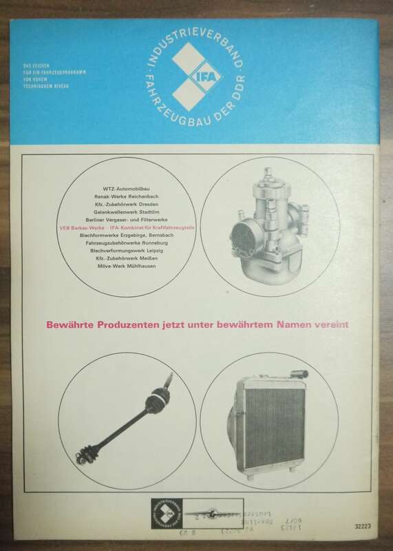 KFT Fahrzeugtechnik DDR Zum 25 Jahresteag der Befreiung Mai 1970