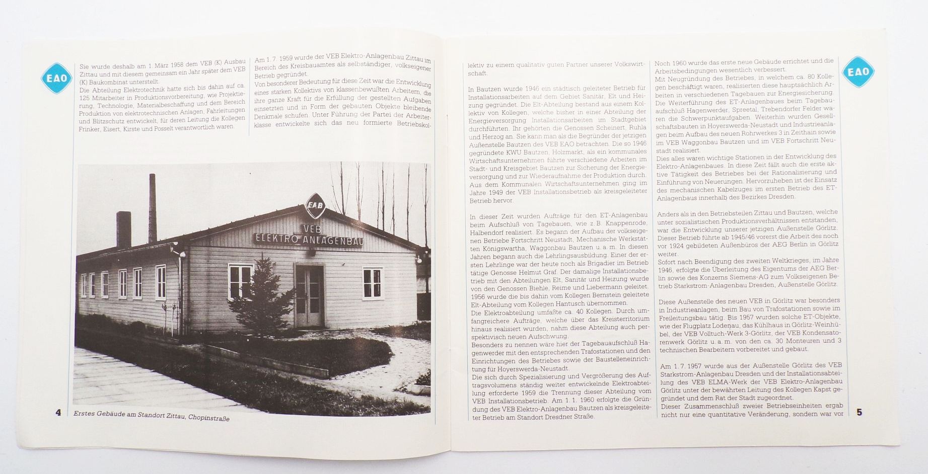 VEB Elektroanlagenbau Ostsachsen Drei Jahrzehnte Entwicklung 1989 VEB Elektroanlagenbau Ostsachsen Drei Jahrzehnte Entwicklung 1989