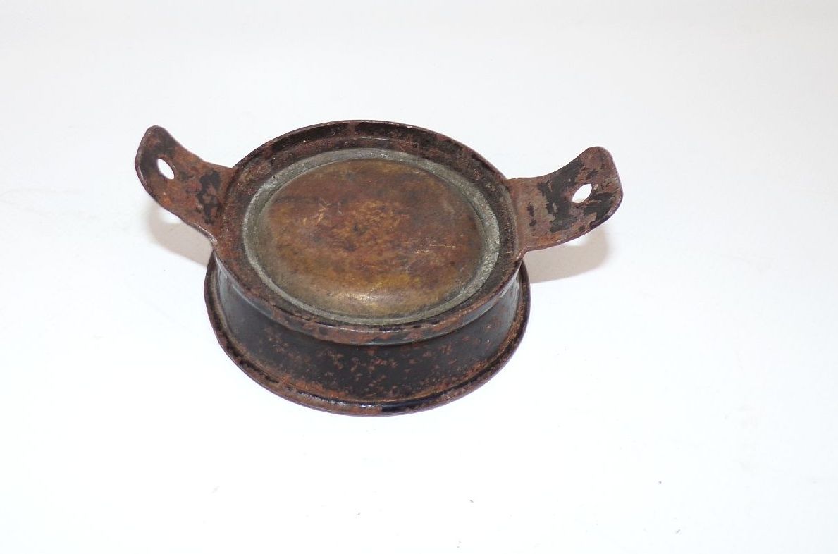 Vorkrieg Reflektor Motorrad Oldtimer Rückstrahler Glas Metal BMW Schüttoff NSU DKW