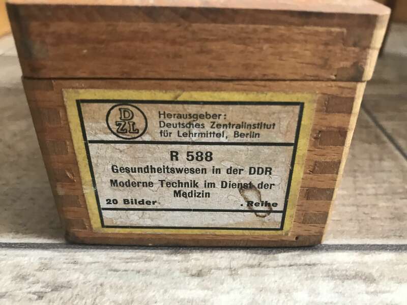 Foto Lehrmaterial Glasdias Länder Lehrmittel Sowjetunion DDR Deutschland Dias