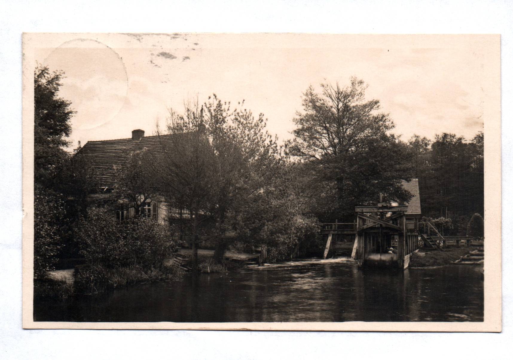 Foto Ak Spreewald Forsthaus Kannowmühle 1927 NR10009