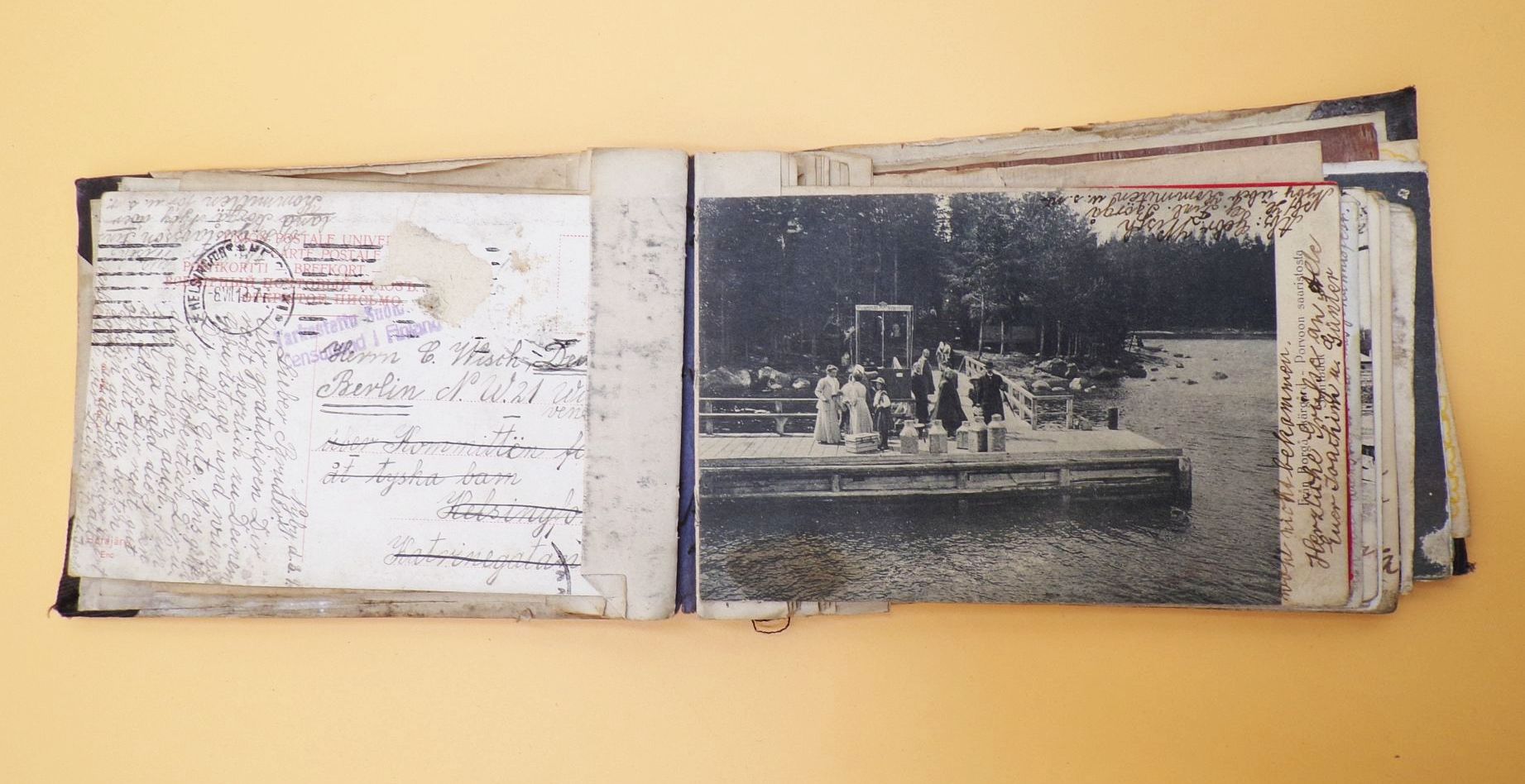 Fotoalbum Finnland 1 Weltkrieg bis 1919 Postkarten Fotos