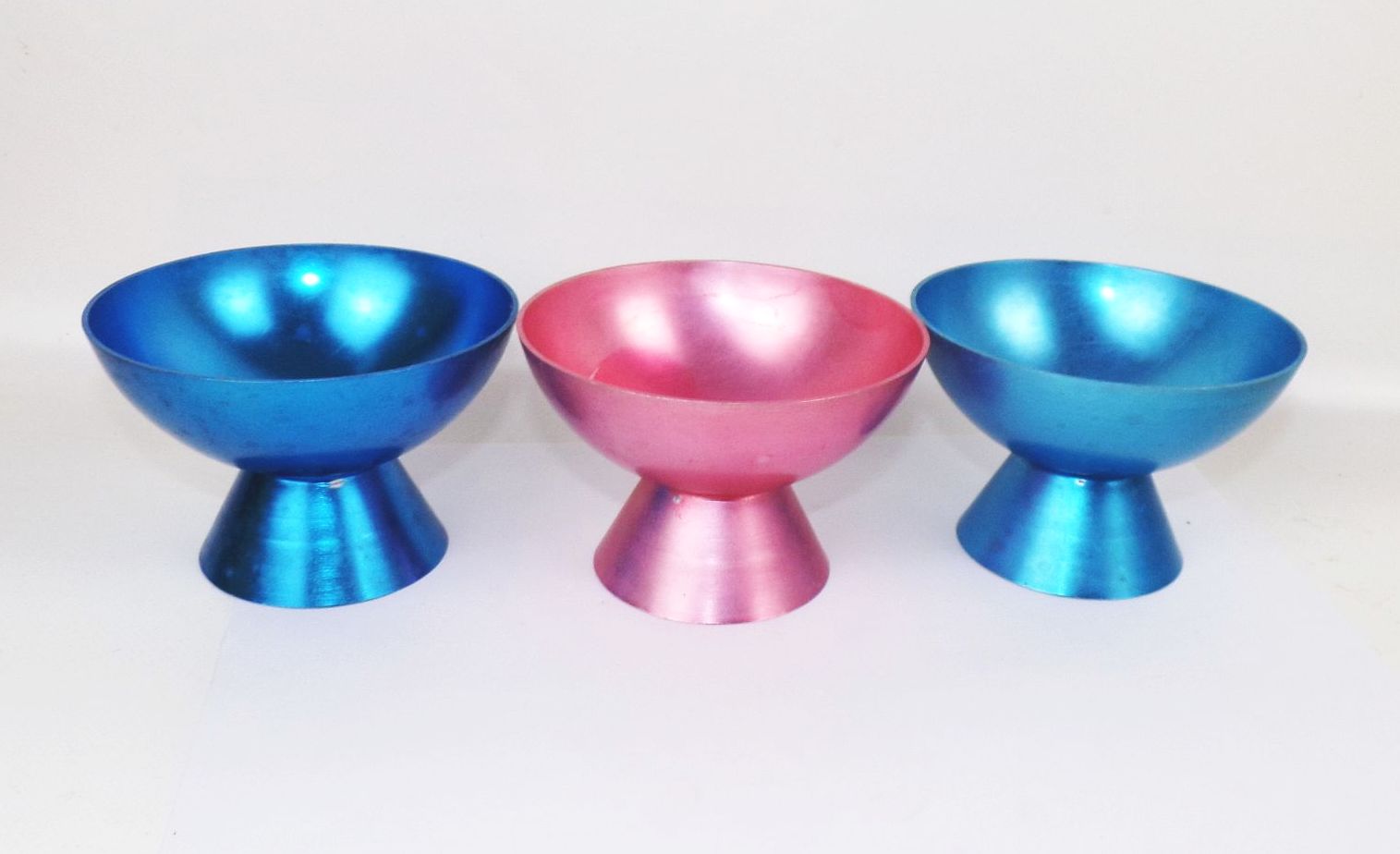 DDR Eisbecher 3 Stück Eisschale Retro 1970er 