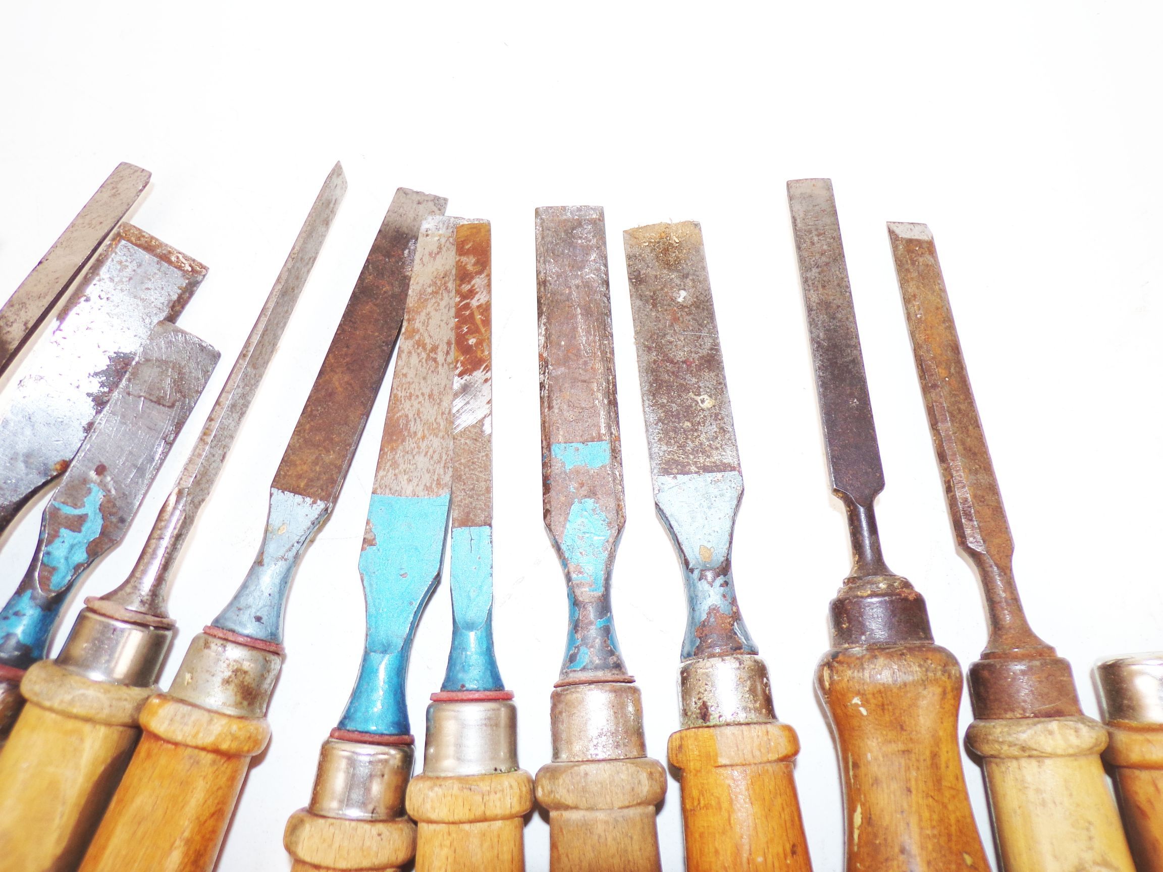 Konvolut alte Stechbeitel Stemmeisen 12 Stück Werkzeug