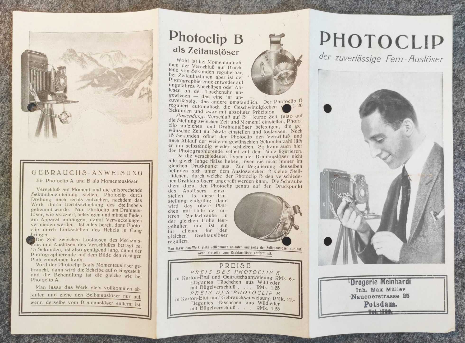 Photoclip der zuverlässige Fernauslöser Fotografie Prospekt Photoclip der zuverlässige Fernauslöser Fotografie Prospekt