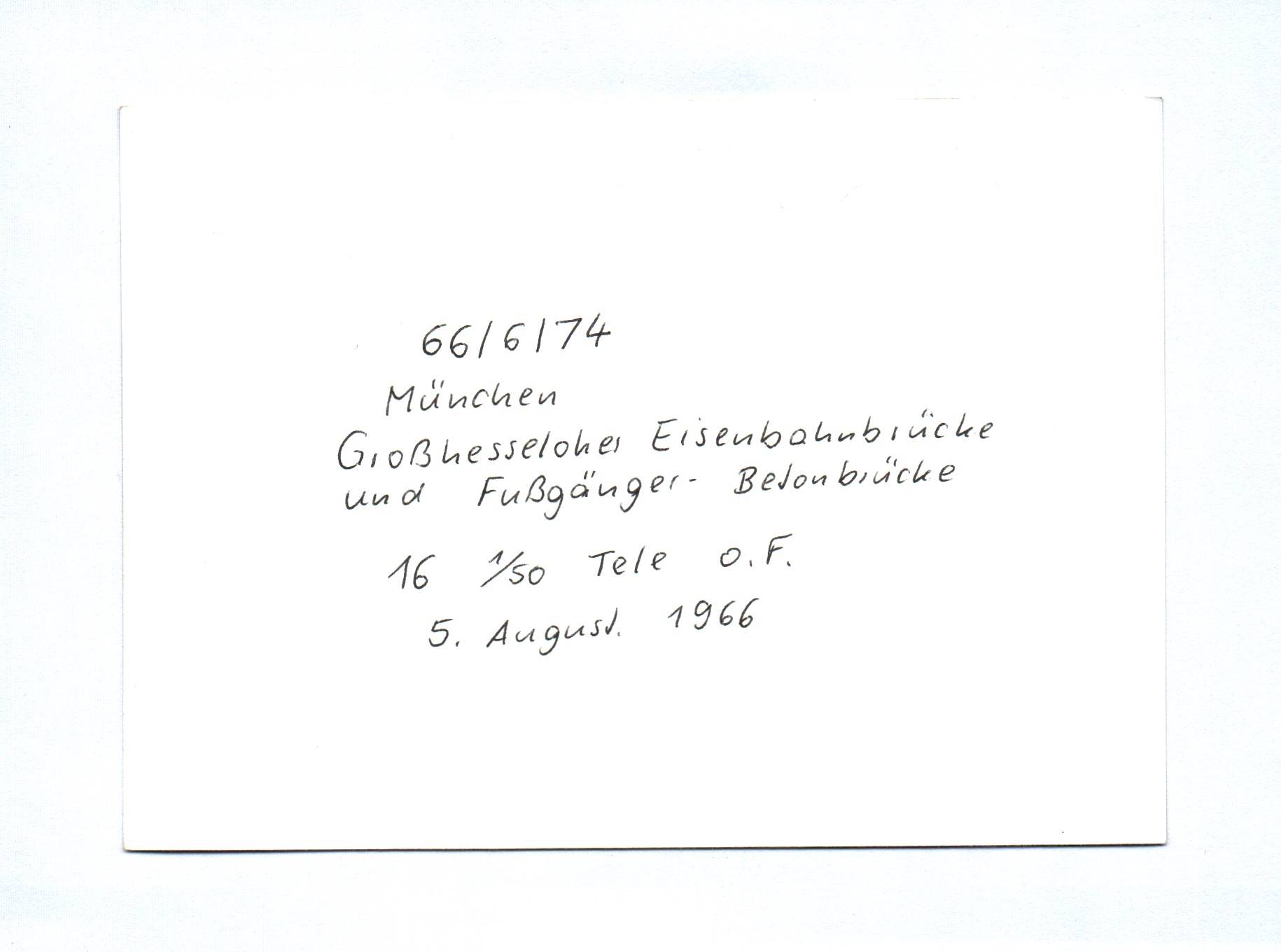 7x Foto München Obermenzing überdachte Holzbrücke 1966