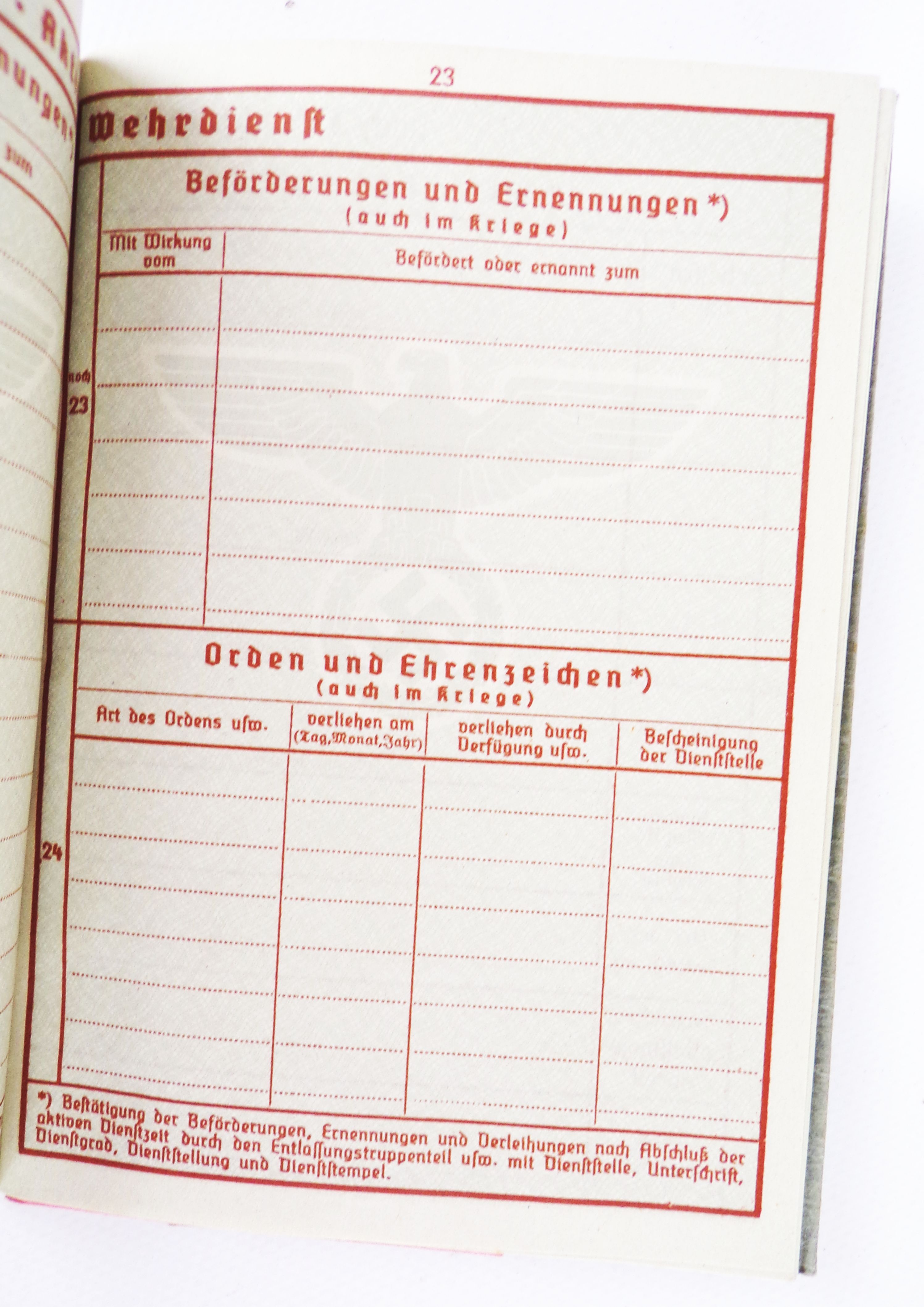 Wehrpass 2 Wk Hülle 1940 Auerbach Wehrpass 2 Wk Hülle 1940 Auerbach