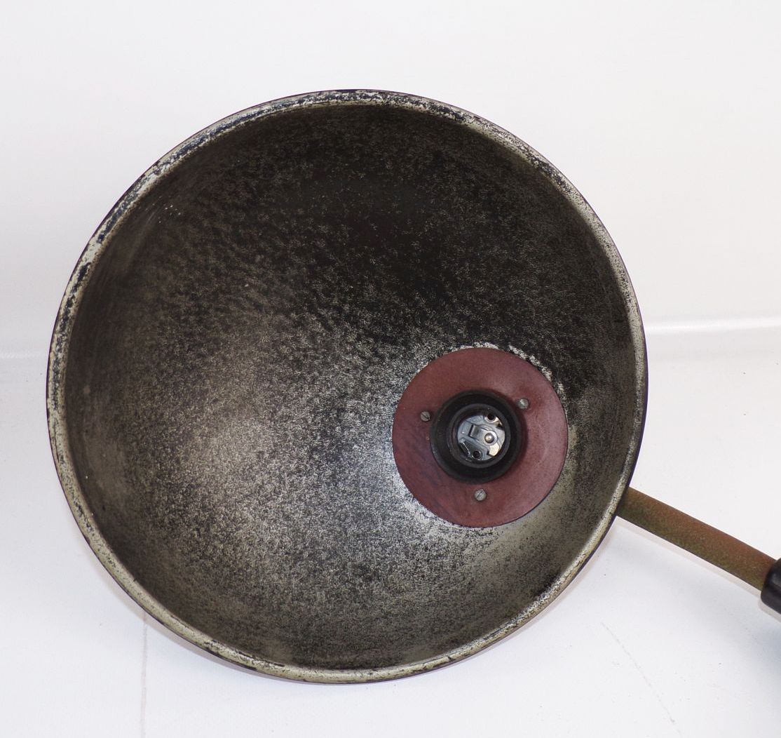 Alte Schreibtischlampe LBL Bakelit Lampe E27 Leuchte Werkstattlampe