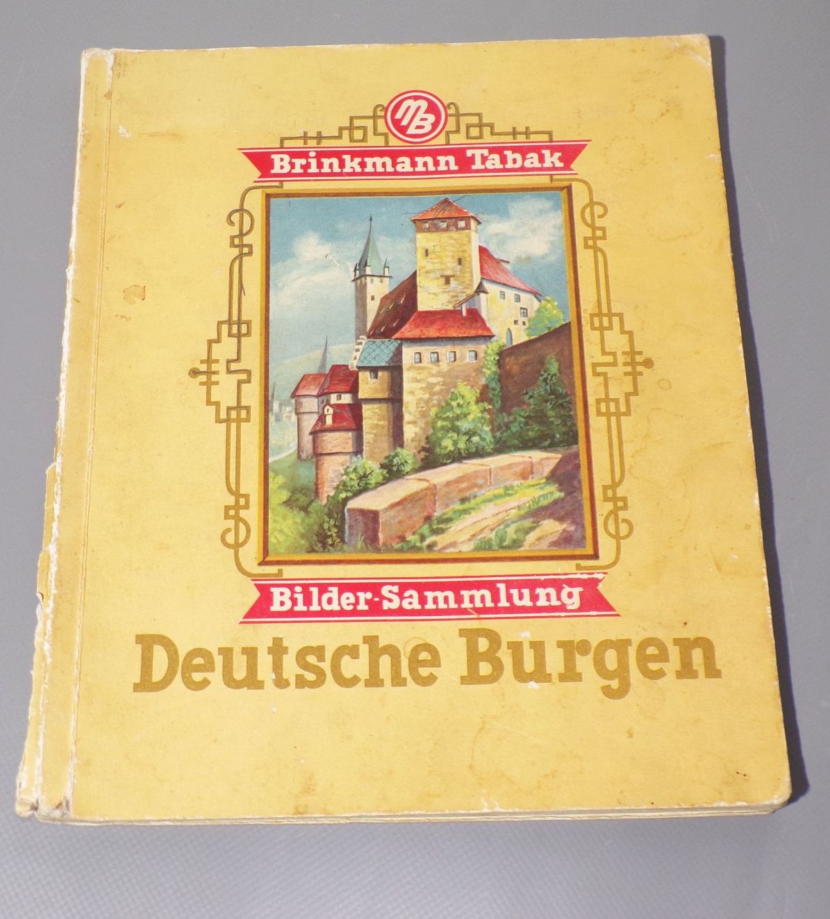 Brinkmann Tabak Bilder Sammlung Deutsche Burgen altes Sammelbilderalbum