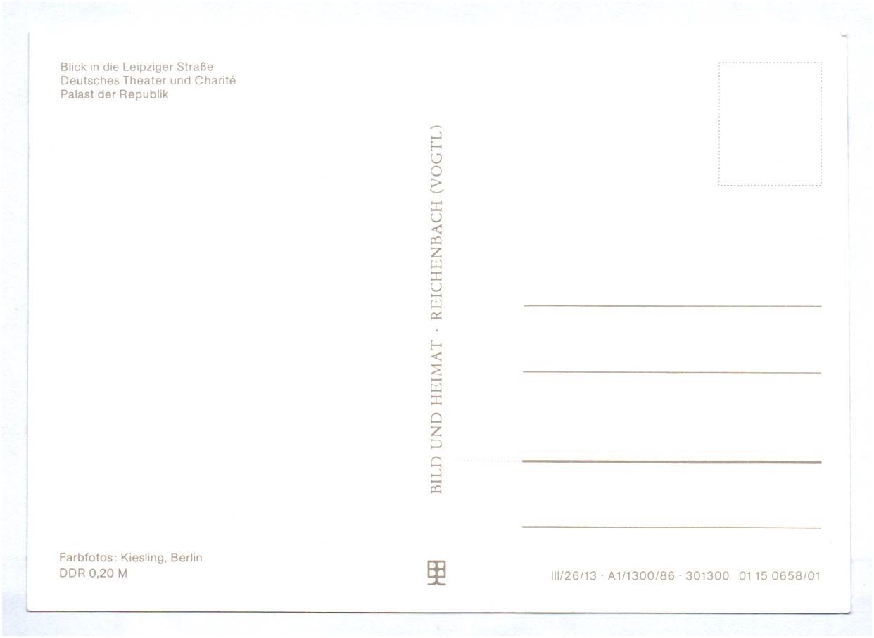 Ak 750 Jahre Berlin Palast der Republik Leipziger Straße Deutsches Theaster Charite Ak 750 Jahre Berlin Palast der Republik Leipziger Straße Deutsches Theaster Charite