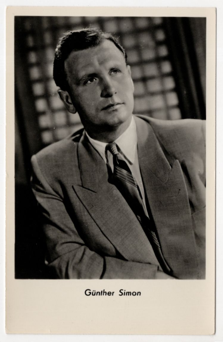 Ak Schauspieler Günter Simon DDR 1955 