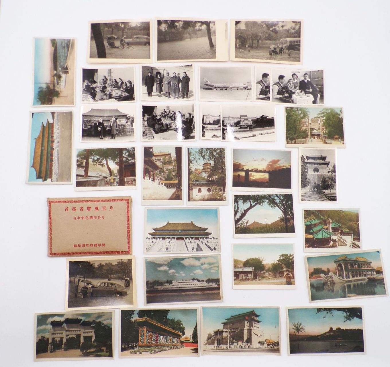 Sammlung China Fotos 1950er Jahre Reise Kultur teilweise in Farbe