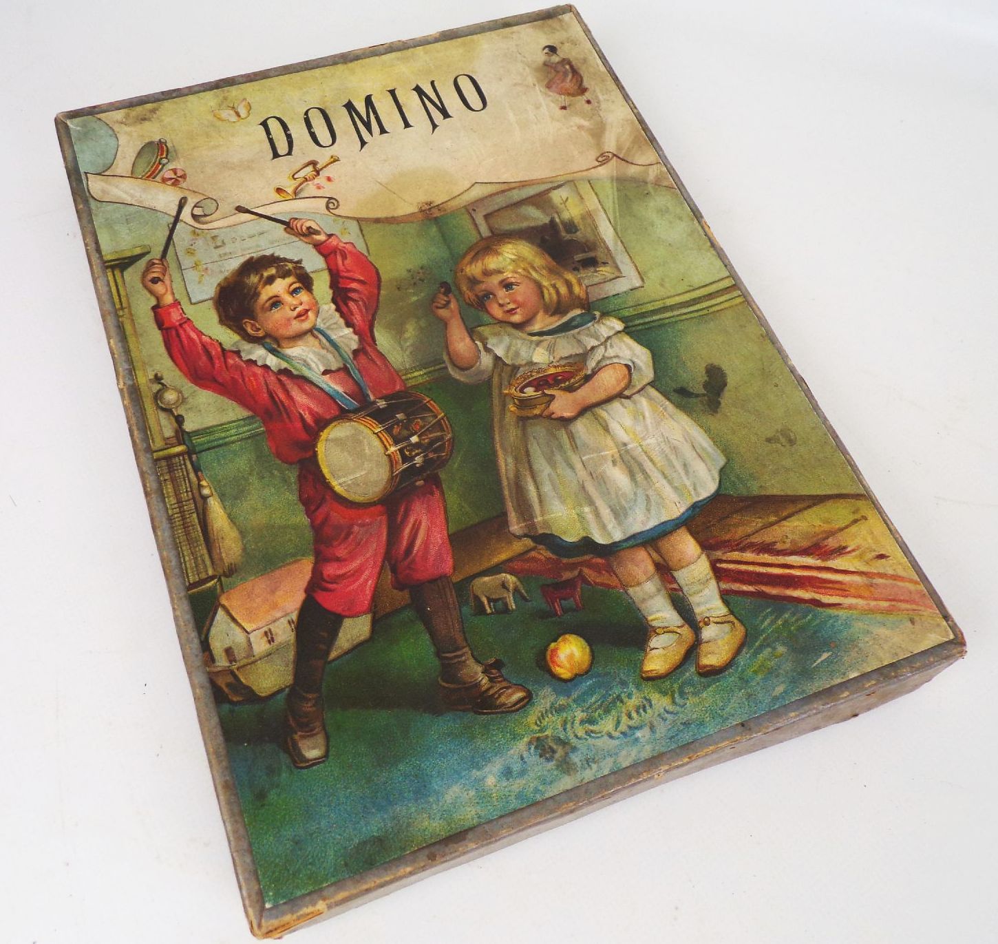 Altes Bilder Domino Spiel um 1920 