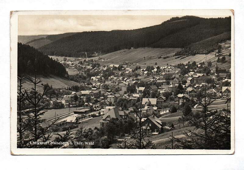 Ak Luftkurort Manebach Thüringen – Thüringer Wald 1936