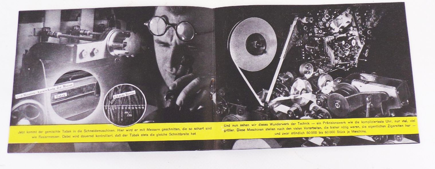 Werbung Lande Zigarettenfabrik Dresden Zigaretten Reklame Prospekt 1930 er 