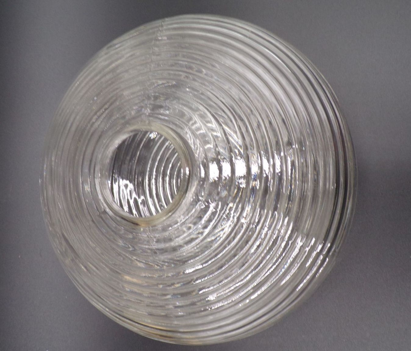 Alte Kaskadenlampe Ufo Glas E14 Deckenleuchte 5er Pendellampe GDR 