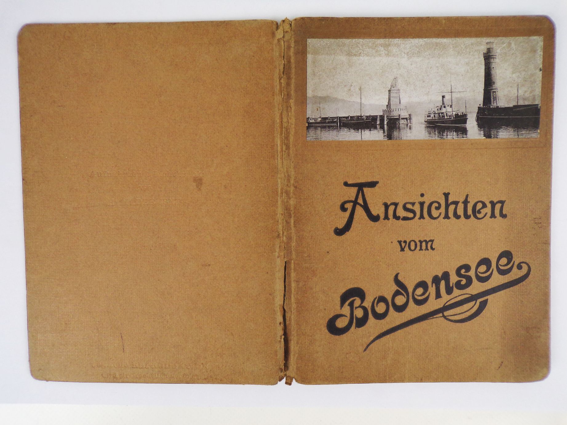 Ansichten vom Bodensee um 1880 Leporello 