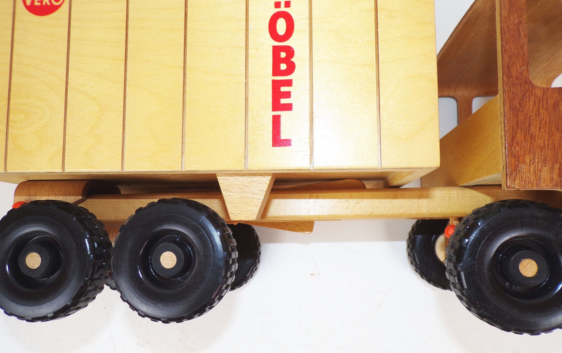 Vero Fröbel LKW Kipper Laster Holzspielzeug DDR