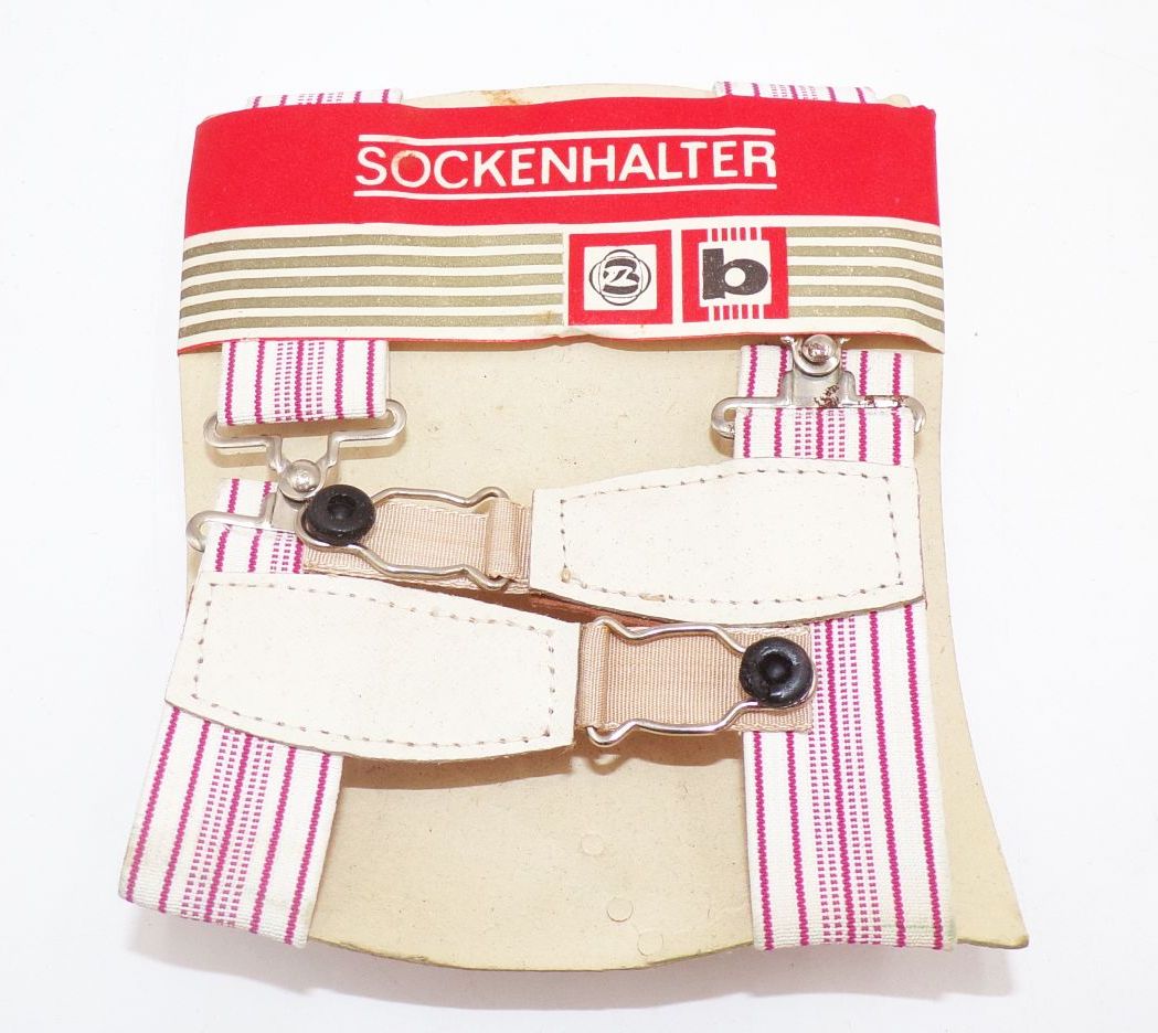Alte Sockenhalter DDR Vintage Ungetragen NOS 6 Stück
