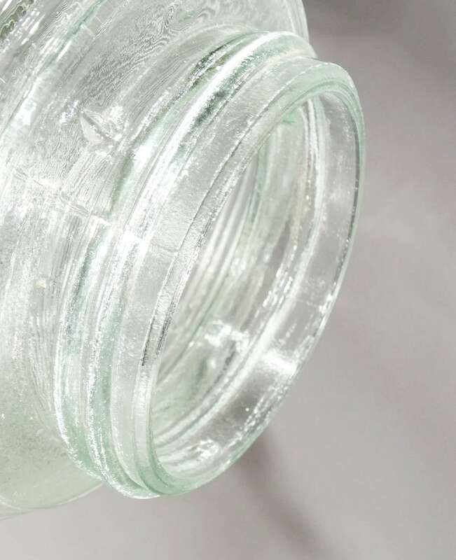 Glaslampe alte Kellerlampe Industriedesign E27 Lampe Glas Porzellan 